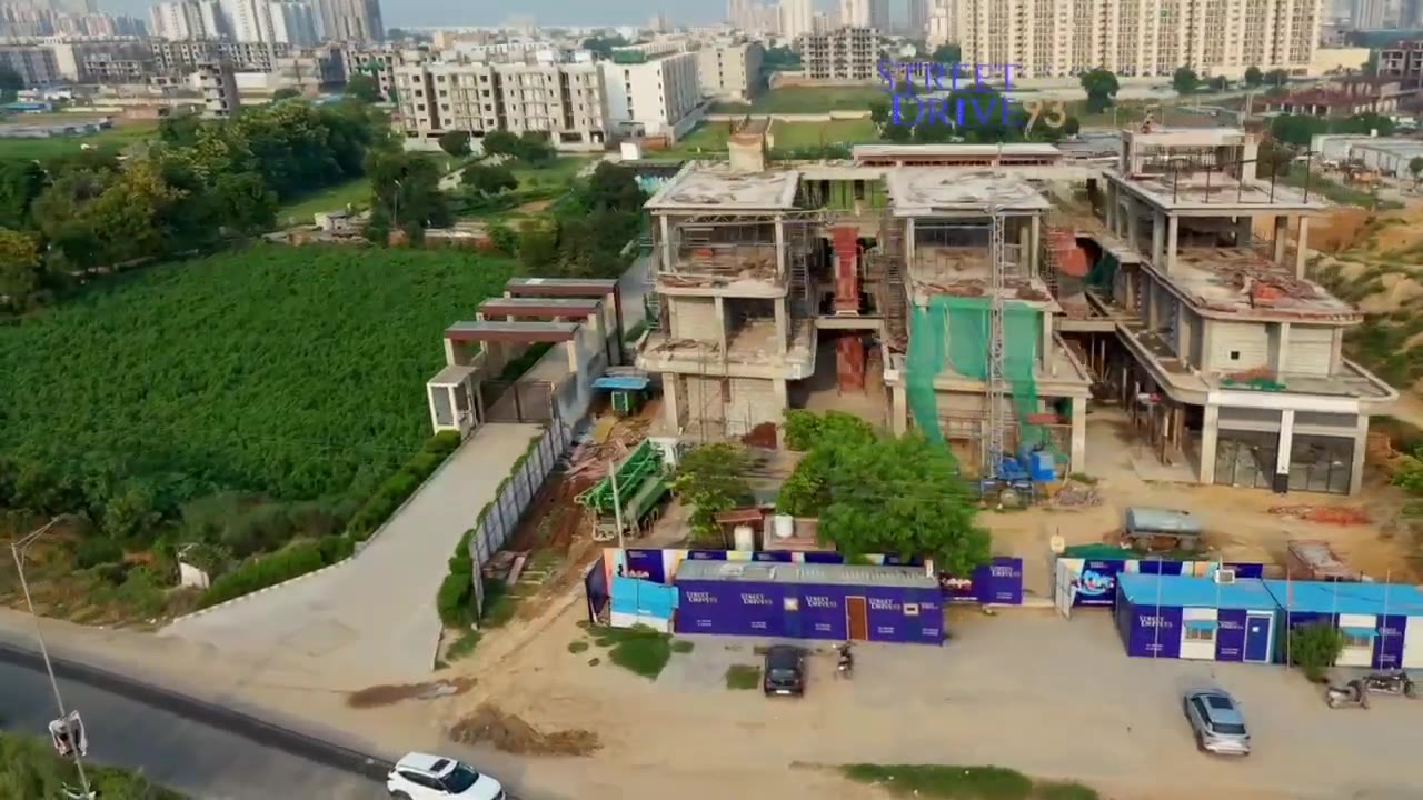 Street Drive 93 development and surrounding area