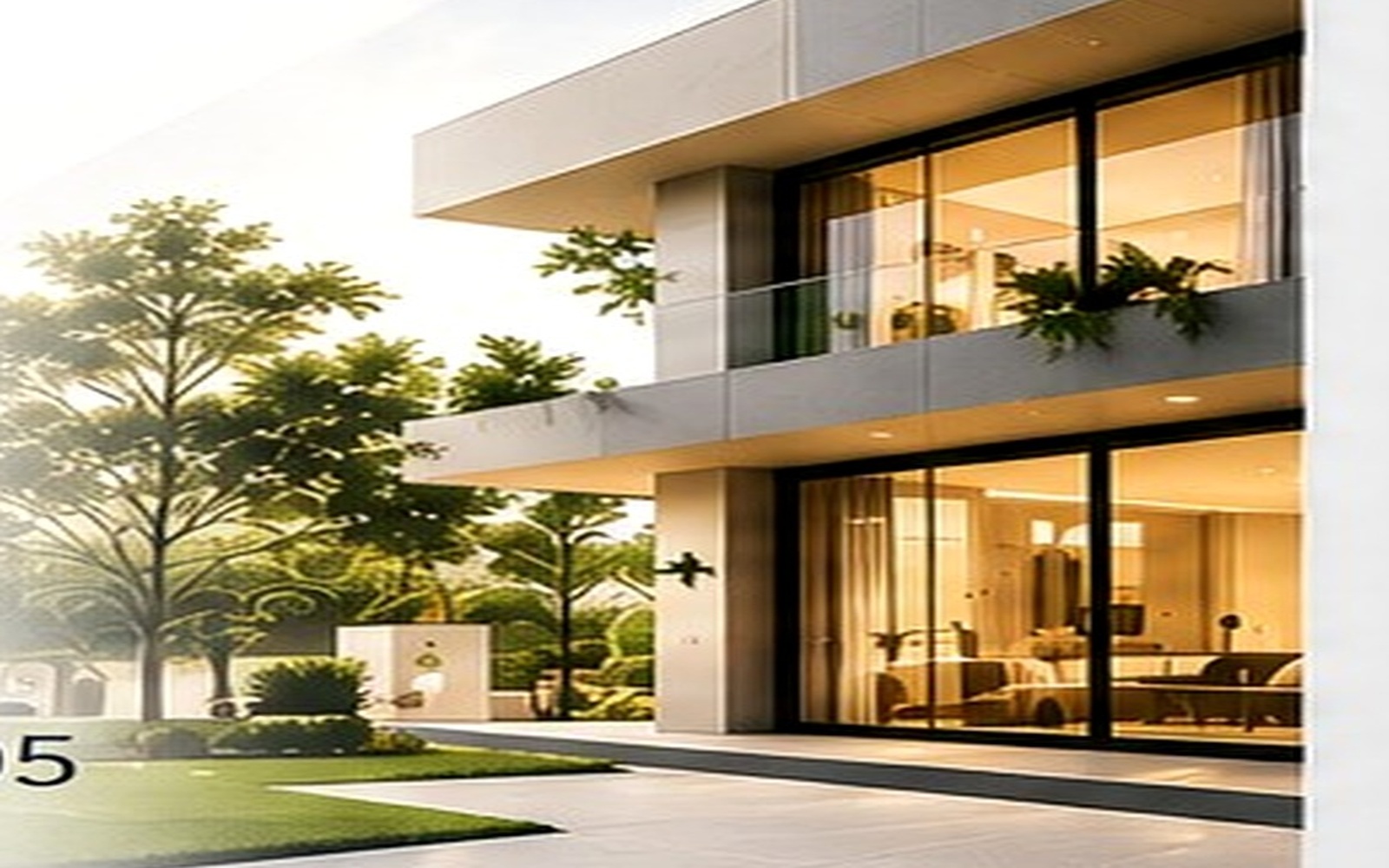 Modern residential apartment architecture